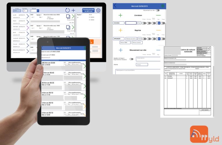 Applications de planning de livraison Appyld